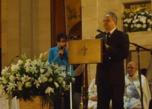 Ivan dando su testimonio en Maghouche el 17 de noviembre